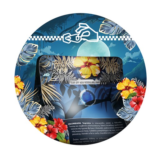 НАБОР КОФЕЙНЫХ ЗЕРНОВ 2 КГ - СВЕЖЕОБЖАРЕННЫЕ - Кубана + Ара - Blue Orca Coffee