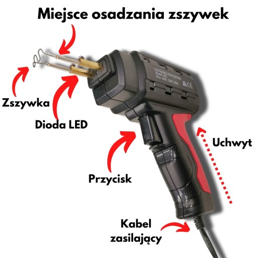 Пластиковый степлер СП5 + 4 вида скоб