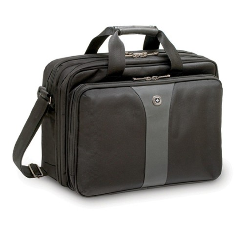 Сумка для ноутбука WENGER Slim Legacy, 16 черный/серый