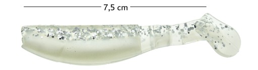 GUMA Kopyto 7,5 cm / 5 g przynęta gumowa na szczupaka okonia suma sandacza