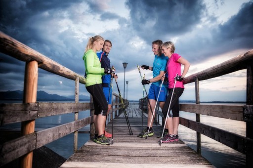 Kije kijki Nordic Walking LEKI SPIN SHARK 100-130