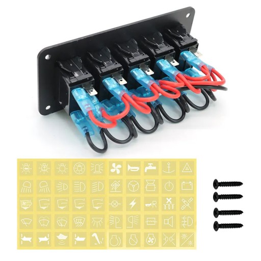 ROZDZIELNIA JACHTOWA 5X BLUE 12-24V - 06754