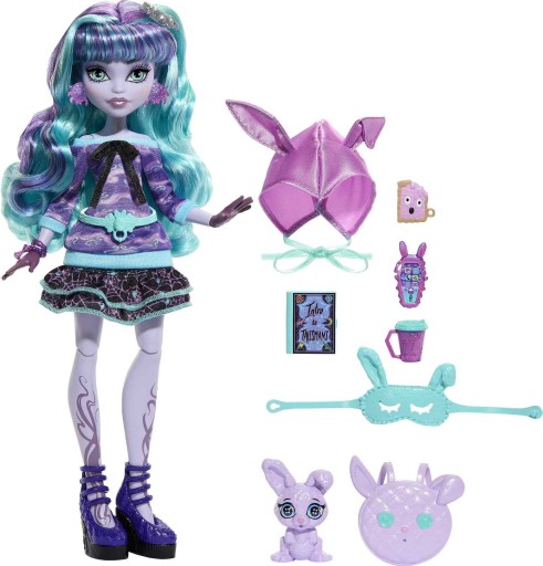 MONSTER HIGH DOLL PAJAMA PARTY Кукла Твайла + аксессуары