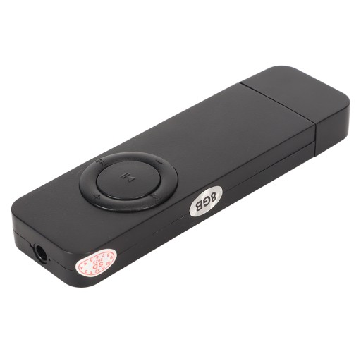 MP3-ПЛЕЕР 8 ГБ USB-НАКОПИТЕЛЬ, ЧЕРНЫЙ