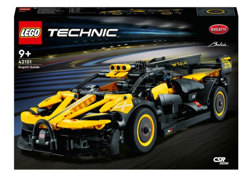 LEGO Technic 42151 Кубики Bugatti Bolide W16 Engine Racer 905