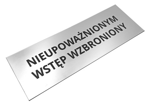 Tabliczka na drzwi BIURO GABINET LEKARSKI 20x7 cm
