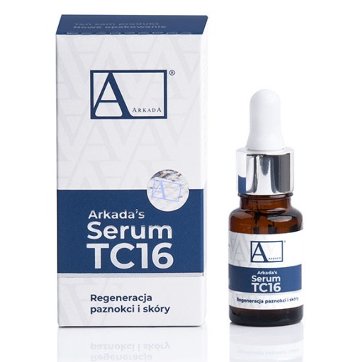 3x ARKADA serum TC16 kolagenowe odbudowa paznokci + PRZYBORNIK DO MANICURE