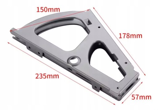 Zawias meblowy JY11258-01 1 x 1 mm