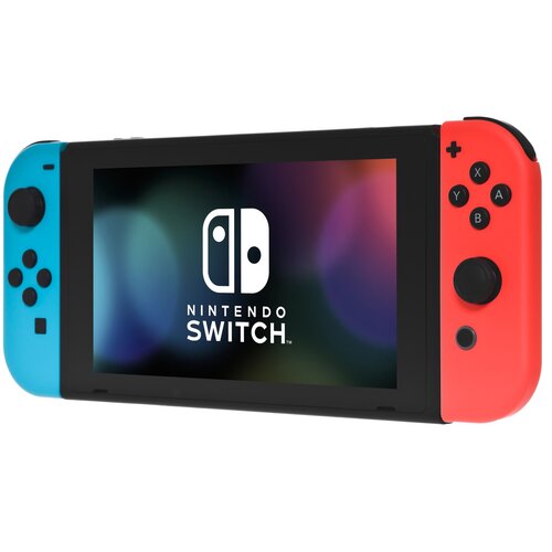 Консоль Nintendo Switch Neon Red & Blue Joy-Con, 32 ГБ | ПОЛНЫЙ КОМПЛЕКТ + ИГРА