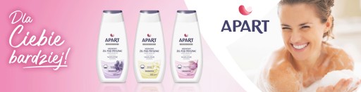 Женский гель для душа Apart Vegan, 96% натурального происхождения, 5x500 мл