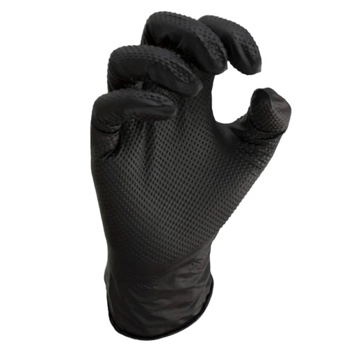 Нитриловые перчатки GOGRIP GO GRIP Черные перчатки для мастерских Черные XXL