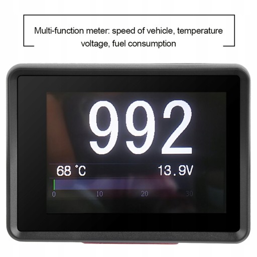 ИНДИКАТОРЫ HUD НА ПРОДОЛЖНОМ ДИСПЛЕЕ OBD