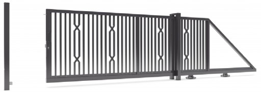 Два -личные входные затворы Скалы BR.25.2.2 RAL 120x300 см