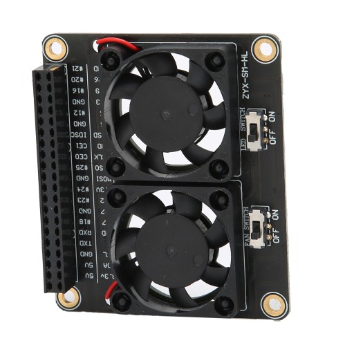 Вентилятор охлаждения для Raspberry Pi 4B 3B/3B