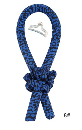 Повязка на голову с безтепловым стержнем для завивки Wave Leopard Ki