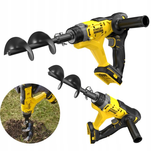 АККУМУЛЯТОРНАЯ ДРЕЛЬ ДЛЯ ПОЧВЫ STANLEY RITCH 18V V20 СЕРИЯ SFMCGA75M ШНЕК
