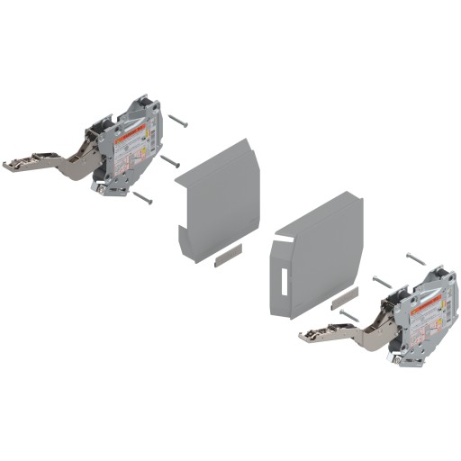 КОМПЛЕКТ ПОДЪЕМНИКА BLUM AVENTOS HK-S СЕРЫЙ 960-2215