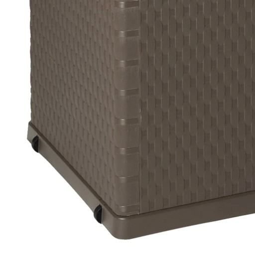 vidaXL Garden Box Коричневый 120x56x63 см ПП Ротанг 4371