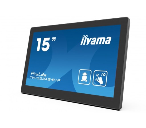 iiyama 15-дюймовый сенсорный монитор Android PoE, микрофон