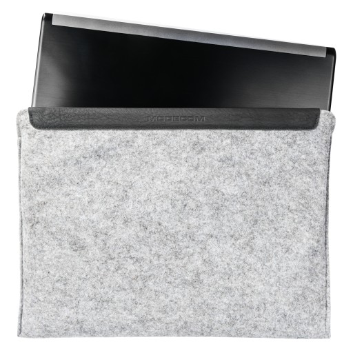 FUTERAŁ NA LAPTOPA 15,6 CALA MODECOM FELT 15 SZARY + MYSZKA USB >>> GRATIS