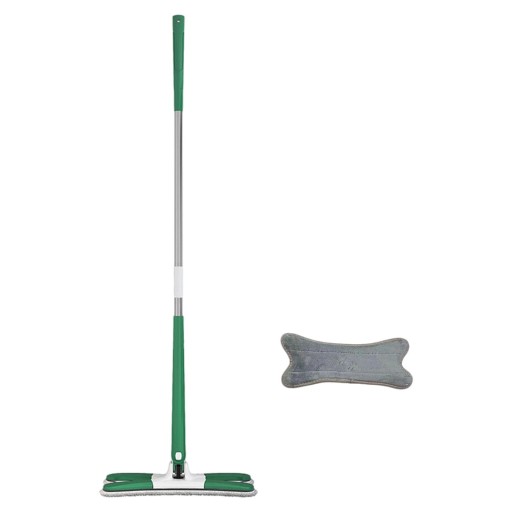 Mop z mikrofibry x Type Płaski mop do podłóg, zielony