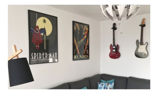 Постер в стиле арт-деко Marvel Spider Man 61x91,5 см