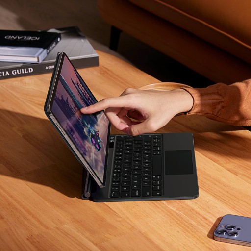 BASEUS ETUI MAGNETYCZNE Z KLAWIATURĄ PODŚWIETLANĄ DO iPad Pro 11 | Air 4/5