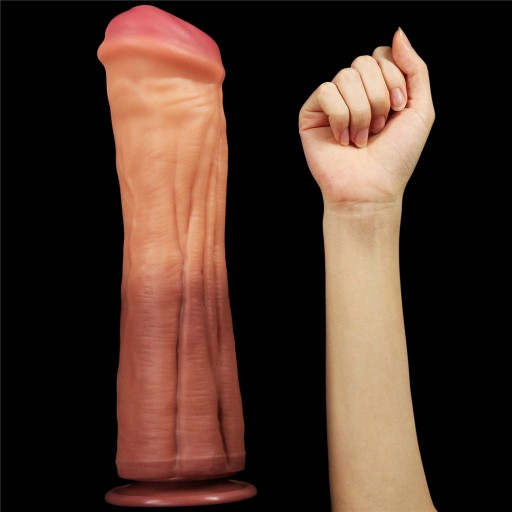 Duże Końskie Dildo Ogromne Grube Długie z Przyssawką Sztuczny Penis 30cm