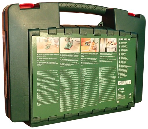 Szlifierka Oscylacyjna Bosch PSS 250 AE + Walizka