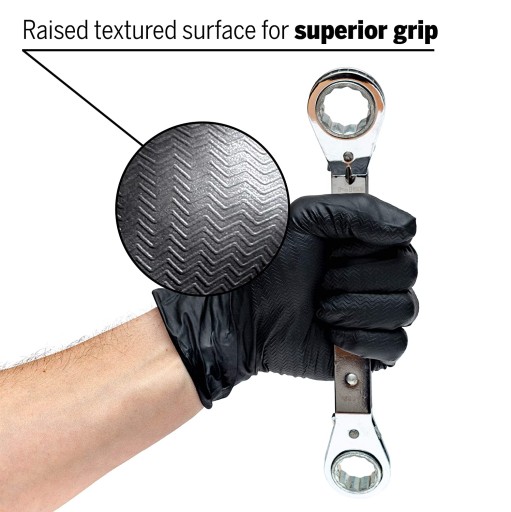 ПЕРЧАТКИ ДЛЯ МАСТЕРСКОЙ Lion Grip 100шт L