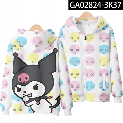куроми толстовка hello kitty каваи Харадзюку аниме