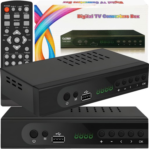 ДЕКОДЕР ЭФИРНОГО ТВ-ТЮНЕРА HD DVB-T2 HEVC H.265