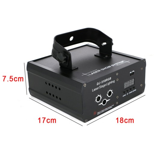 3 глаза RGB DMX диско-сценический светильник 100M
