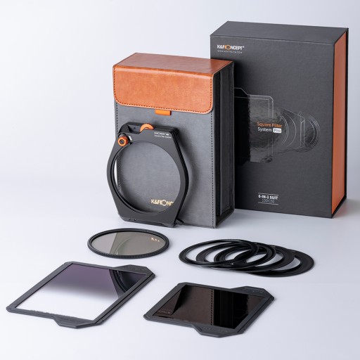 Набор ландшафтных фильтров K&F 100 PRO, держатель 100 мм + CPL + GND8 + ND1000