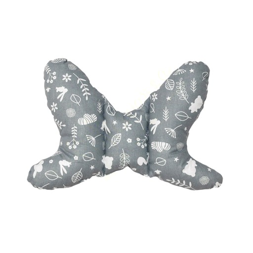 WYGODNA ANTYWSTRZĄSOWA PODUSZKA PODRÓŻNA MOTYLEK BabyUniverse 32x24cm