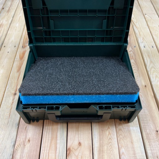 Пенопластовая вставка, графитовый наполнитель для коробки Metabo Metabox 145 LeanFoam