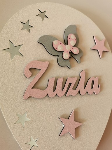 Lampka nocna led balon imię dziecka GRATISY 3D