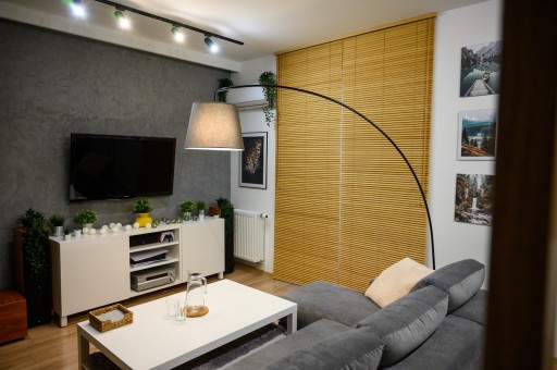 Żaluzje Drewniane na wymiar CLICKY Flip 25mm 170x80cm