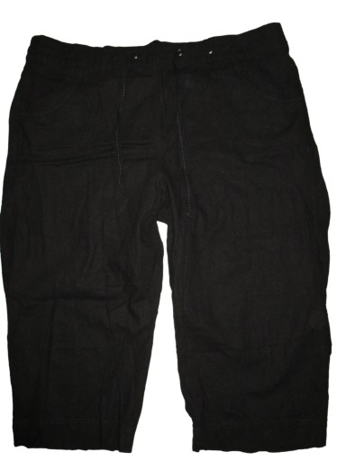 ШОРТЫ FISHER ЖЕНСКИЕ, ЧЕРНЫЙ ЛЬН, 52 / 6XL