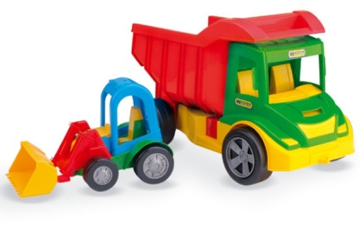 Самосвал MULTI TRUCK с БАГГИ 40 см WADER 32210