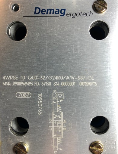 Клапан размагничивания 4WRSE 10 Q00-32/G24K0/A1V-587=DE