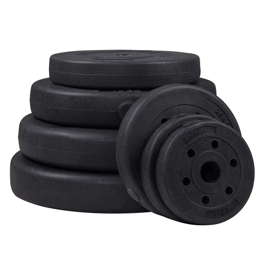 OBCIĄŻENIE ZESTAW TALERZE 2x2,5kg OBCIĄŻENIA KOMPOZYTOWE BITUMICZNE 29mm