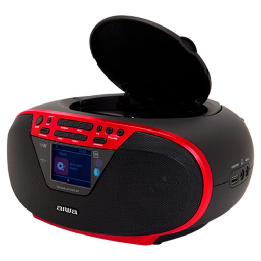 БУМБОКС Bluetooth 6ВТ РАДИОУСТРОЙСТВО CD FM AUX AIWA BBTU-500DAB/RD + ПУЛЬТ ДИСТАНЦИОННОГО УПРАВЛЕНИЯ