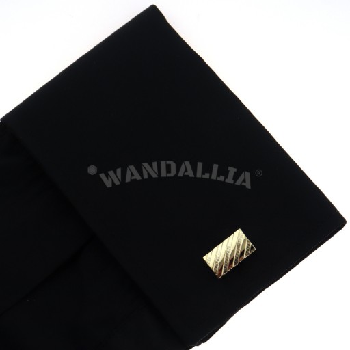 Запонки WANDALLIA SP-MN-364 Прямоугольные Золотые Свадебные Бизнес