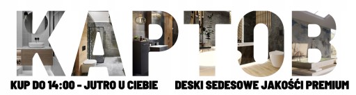 UNIWERSALNA DREWNIANA DESKA SEDESOWA KLOZETOWA BIAŁA WC WOLNOOPADAJĄCA MDF