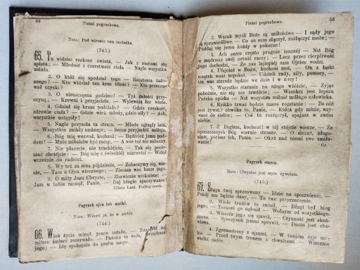 PIEŚNI POGRZEBOWE DLA CHRZEŚCIAN EWANGELIk 1874