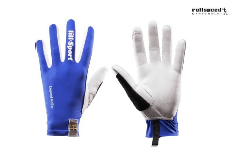 Перчатки для катания на лыжероллерах LillSport Roller Blue, размер 9