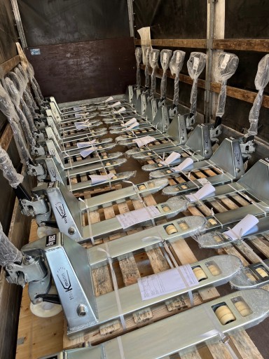 СДЕЛАНО В ПОЛЬШЕ ПОЛЬСКАЯ ТЕЛЕЖКА 120x55 см 2,5 т РУЧНАЯ ТЕЛЕЖКА 2500K
