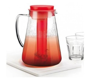 DZBANEK ZAPARZACZ + WKŁAD CHŁODZĄCY 2,5 l CZERWONY