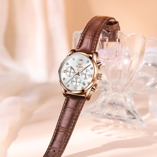 OLEVS 5523 Moda Zegarki Damskie Chronograf